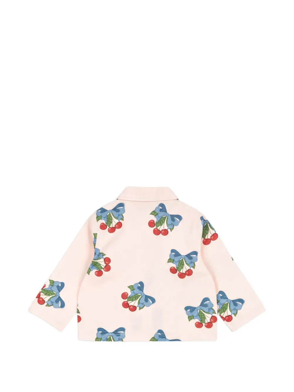 Konges Sløjd Frankie shirtjack met kersen-print Roze