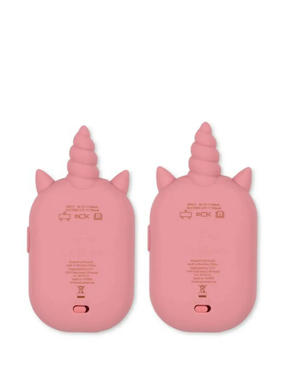 Konges Sløjd Walkie-Talkies mit Einhornform - Rosa