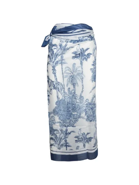 MC2 Saint Barth tropical-print pareo
