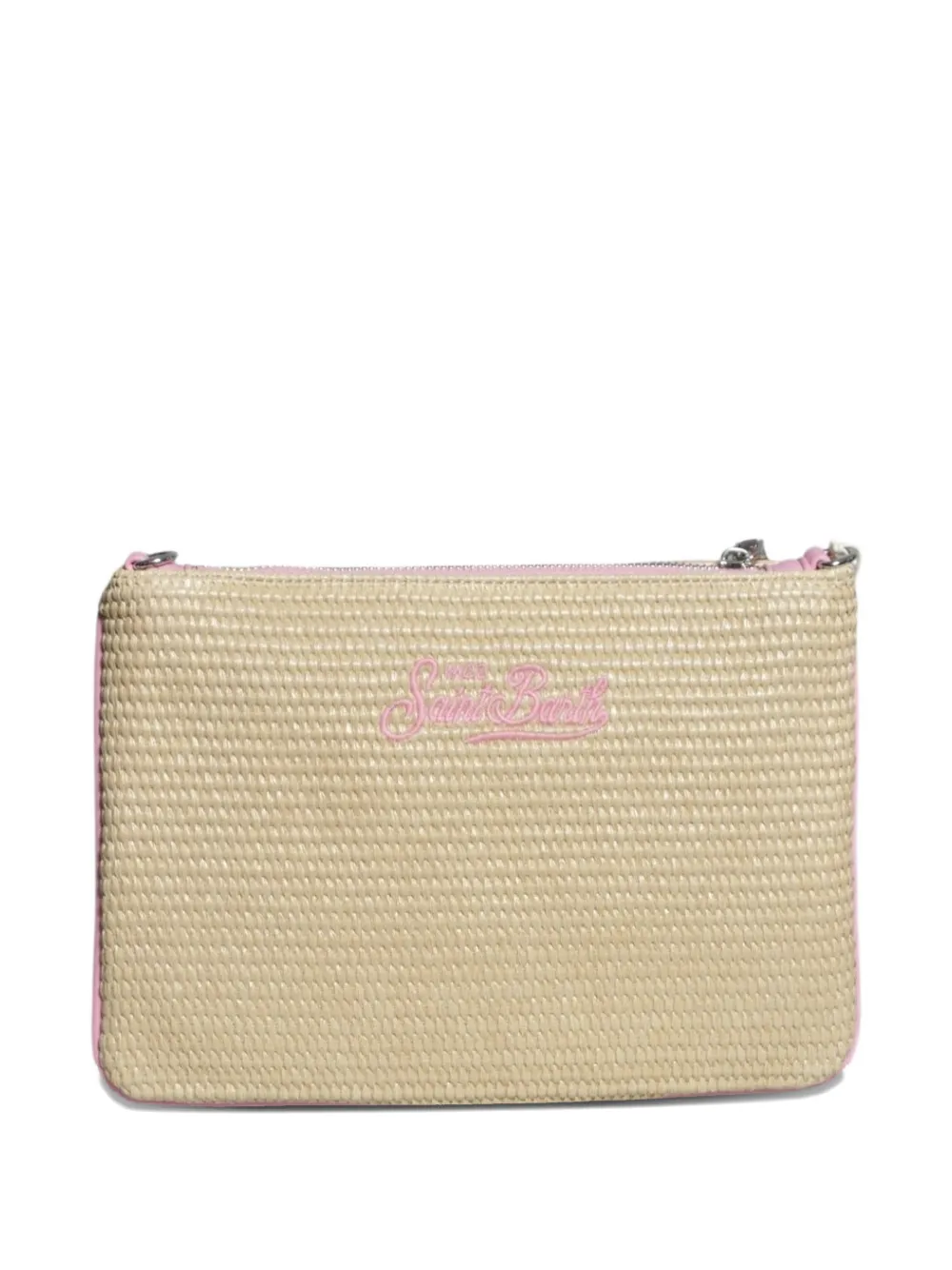  Mc2 Saint Barth Kids Bolso De Mano Con Logo Bordado - Neutro 