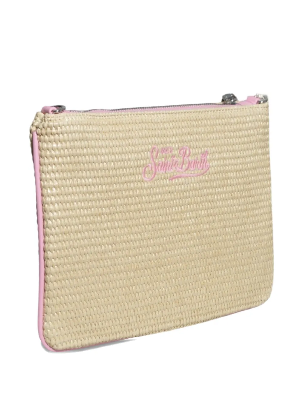  Mc2 Saint Barth Kids Bolso De Mano Con Logo Bordado - Neutro 