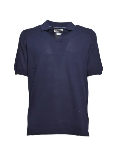 MC2 Saint Barth fine-knit V-neck T-shirt