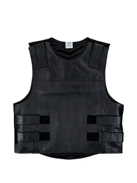 VETEMENTS leather vest