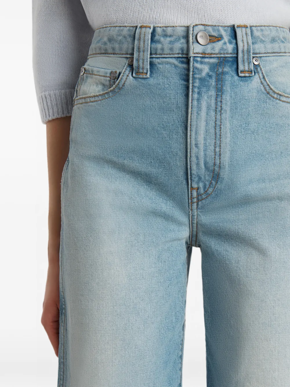 KHAITE Delina jeans Blauw