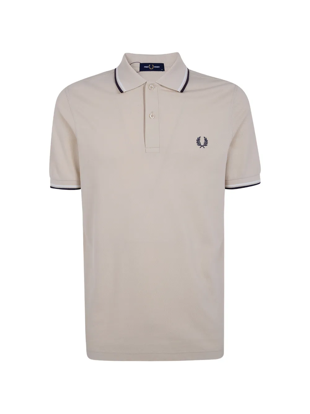 Fred Perry twin-tipped pique polo shirt - Toni neutri