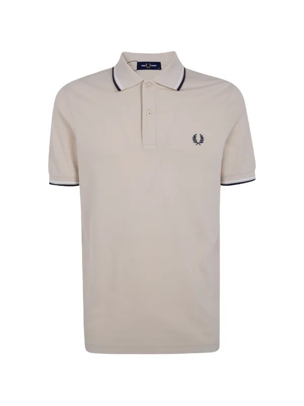 Fred Perry ツインティッピング ピケ ポロシャツ | ニュートラル