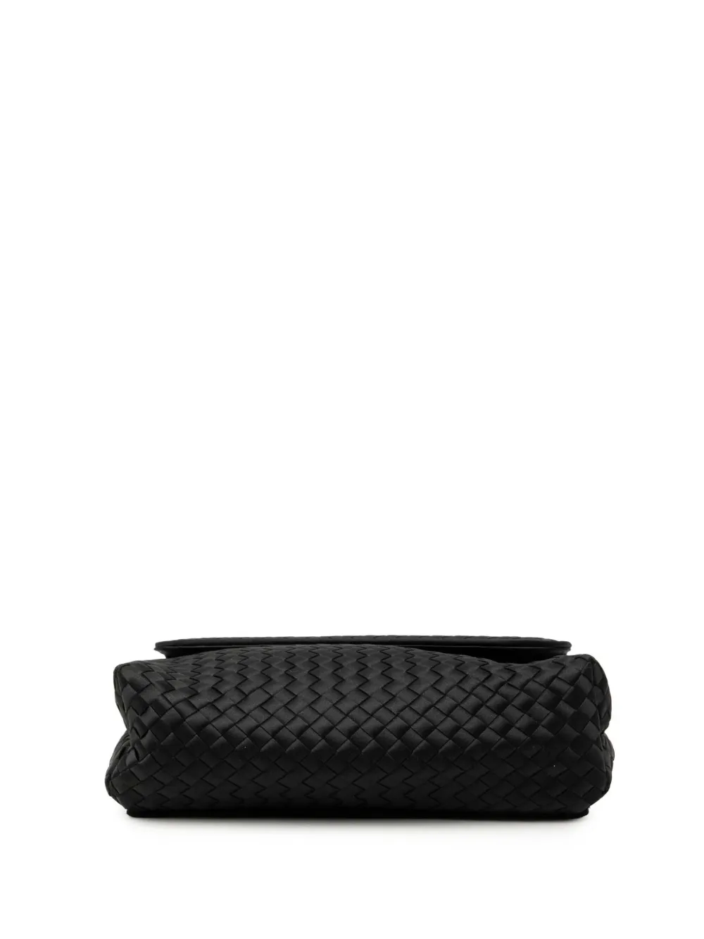 2012-2025 Satin Intrecciato Flap Crossbody Bag