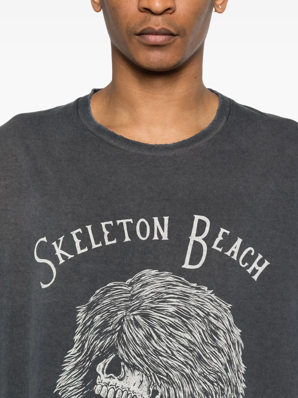 GALLERY DEPT. T-shirt met skelet-print Zwart