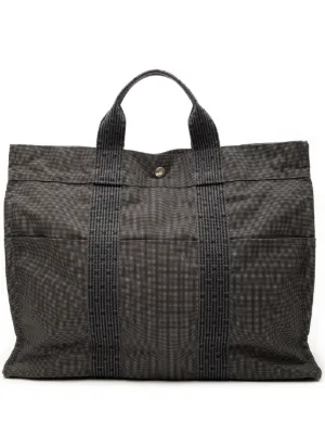 Hermès Pre-Owned 20th Century キャンバス エールライン PM トート