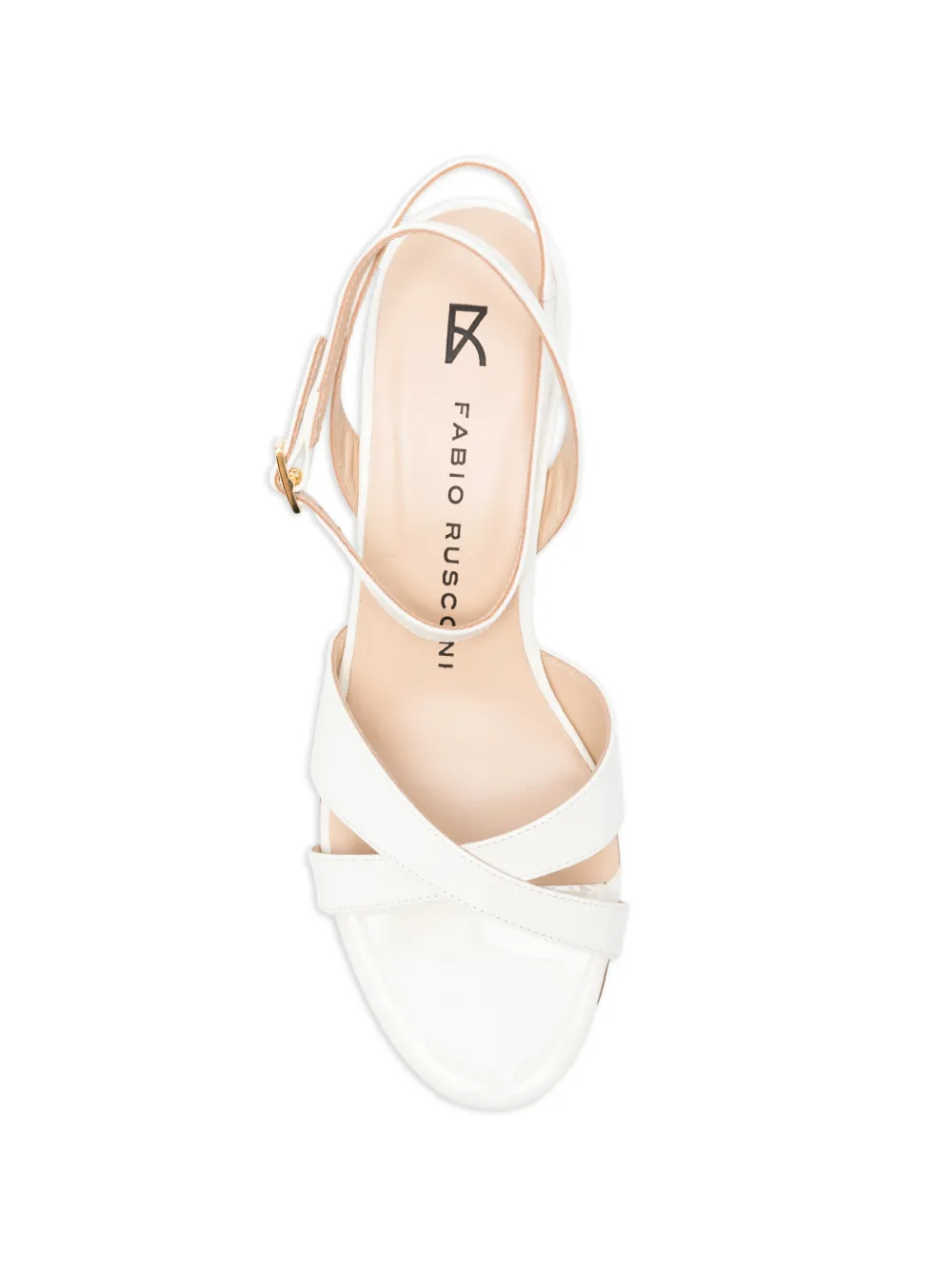 Fabio Rusconi Sandalen met gekruiste bandjes Wit