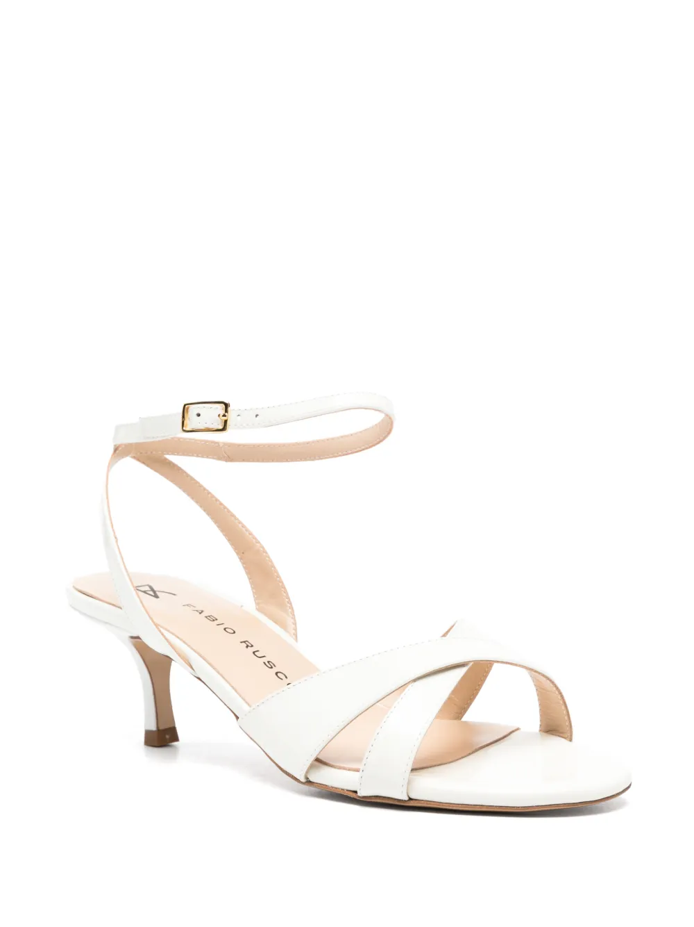 Fabio Rusconi Sandalen met gekruiste bandjes Wit