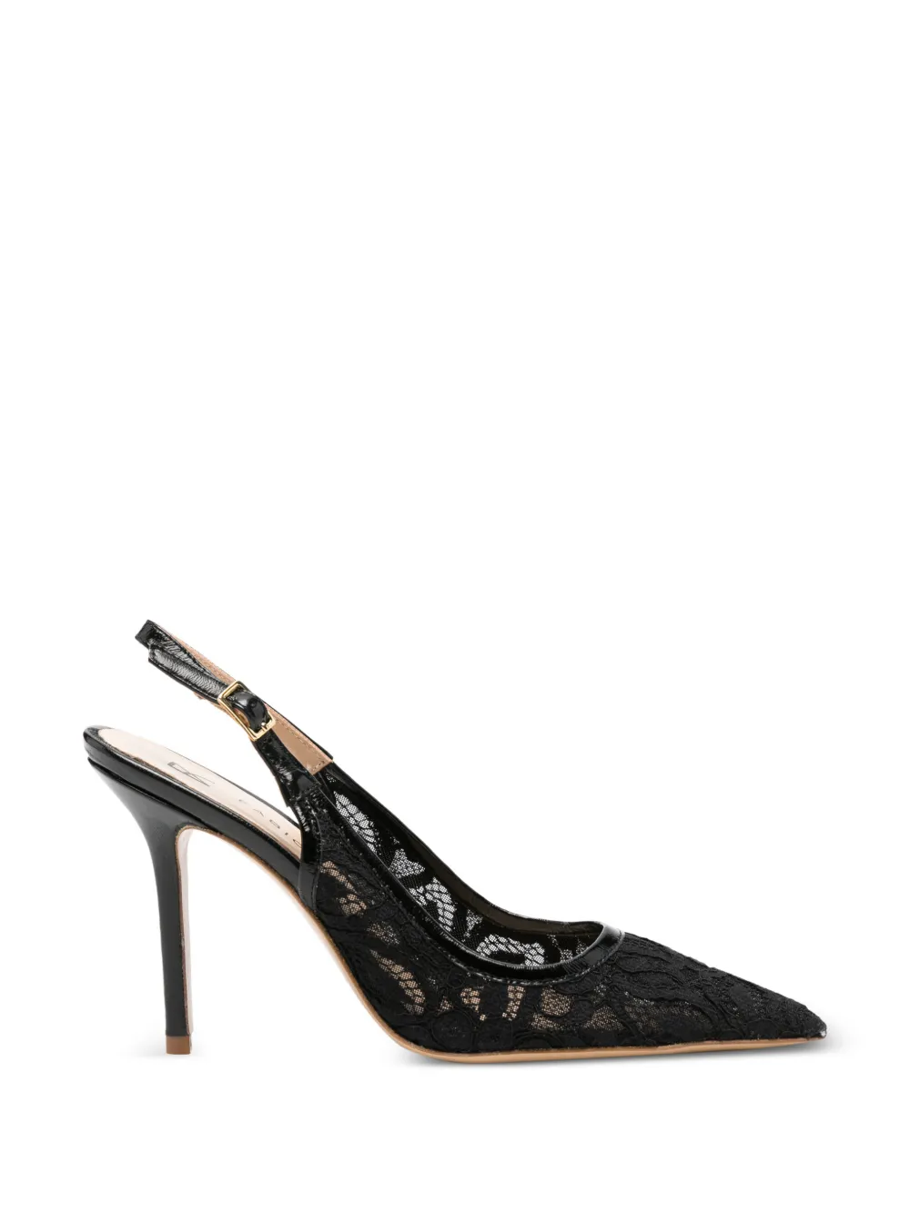 Fabio Rusconi Lace Slingback Pumps In Multi