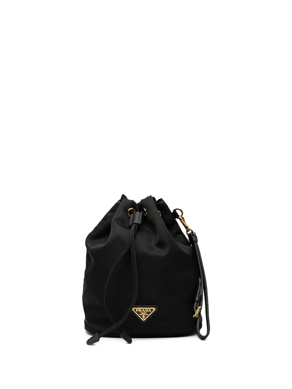 Prada Pre-Owned 2000-2025 Tessuto Drawstring pouch - Nero