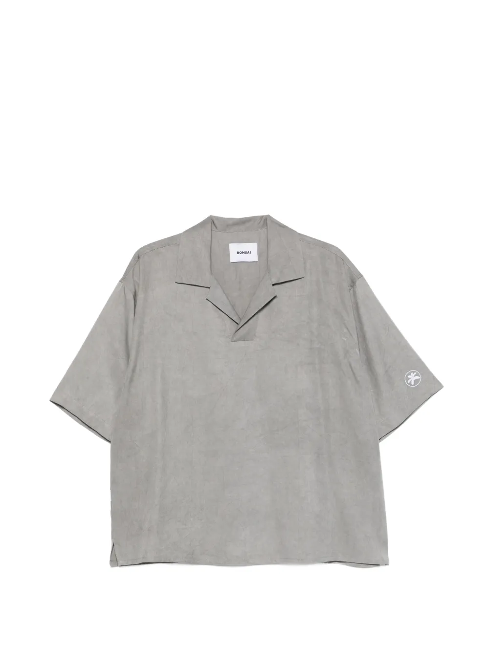 Bonsai short-sleeve polo shirt - Grigio