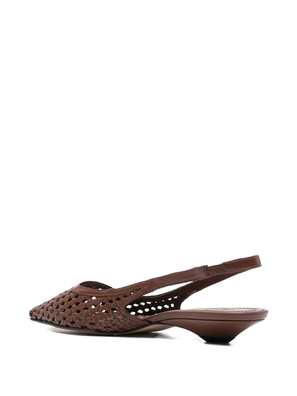  Augusta Woven Harper Pumps - Brown 