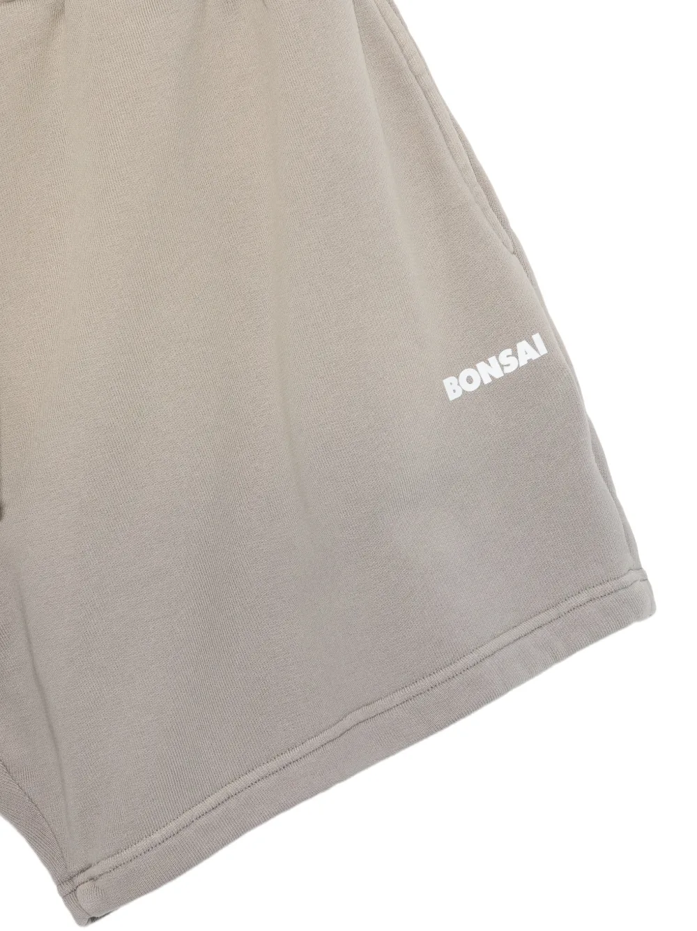 Bonsai Shorts met logoprint Beige