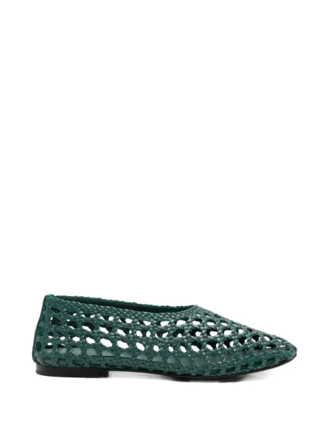 Augusta Ava woven leather flat pumps