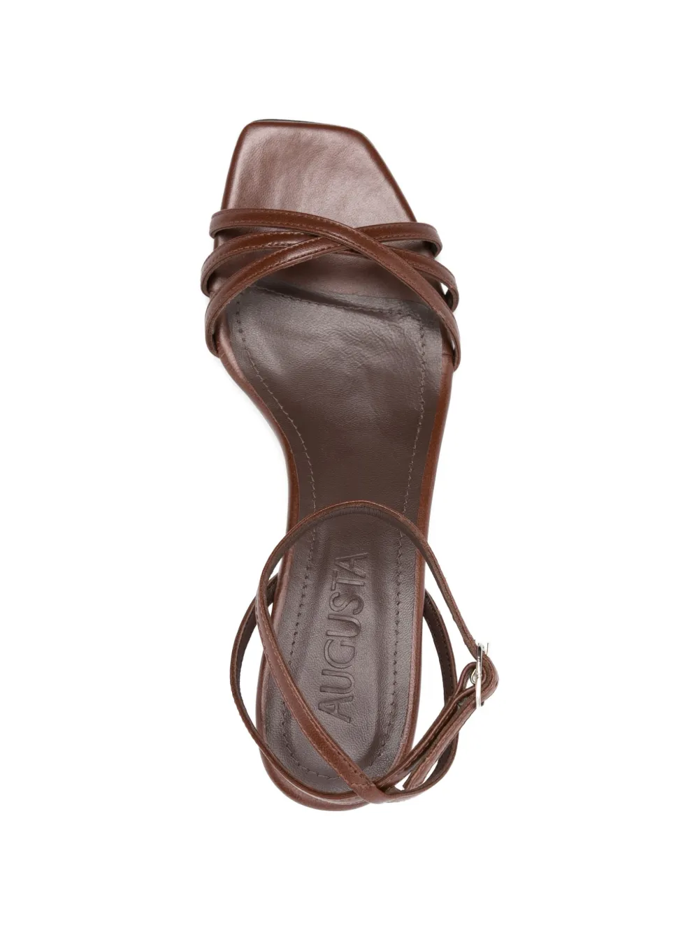 Augusta Leren sandalen Bruin