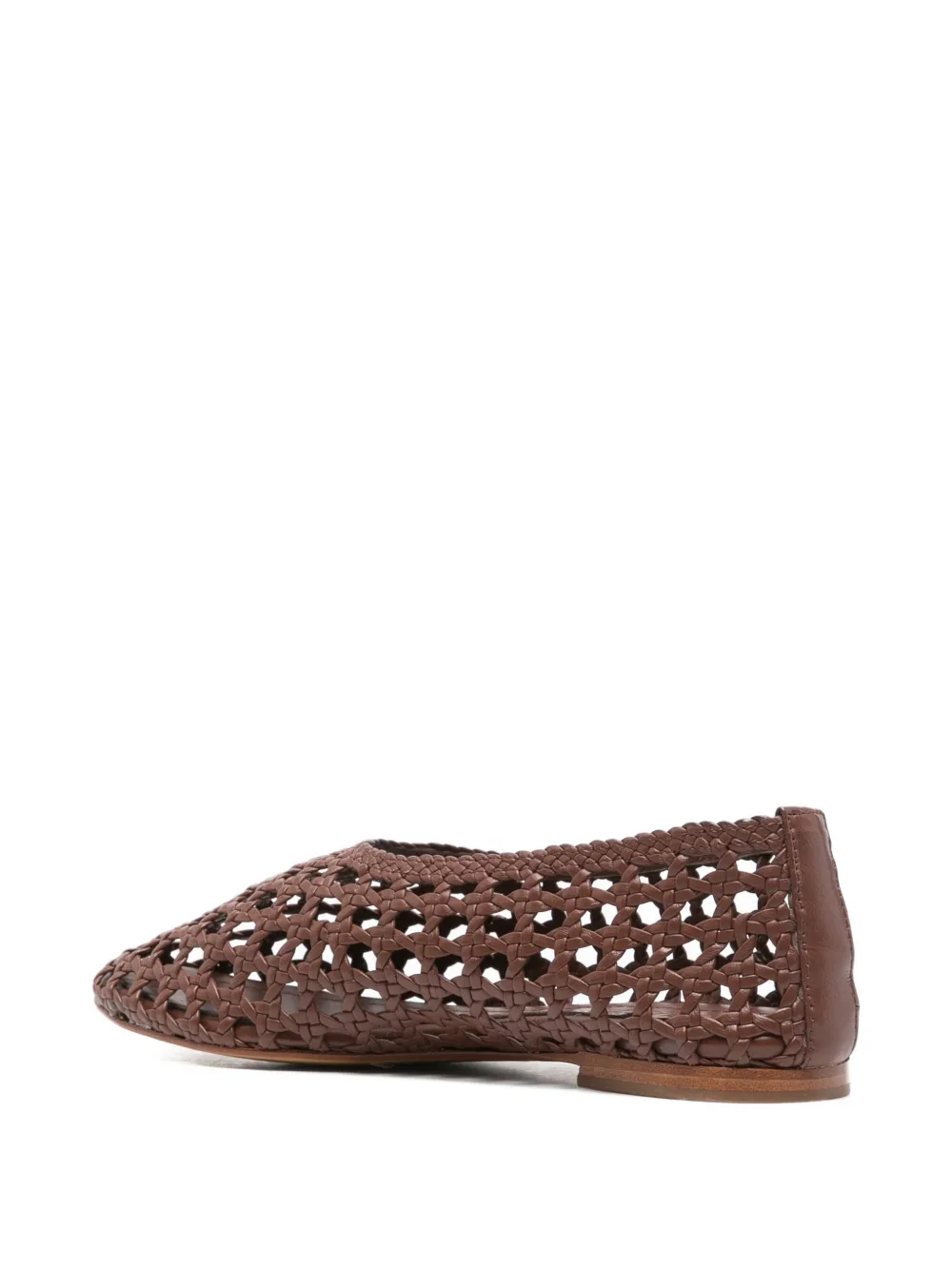  Augusta Woven Ballet Flats - Brown 