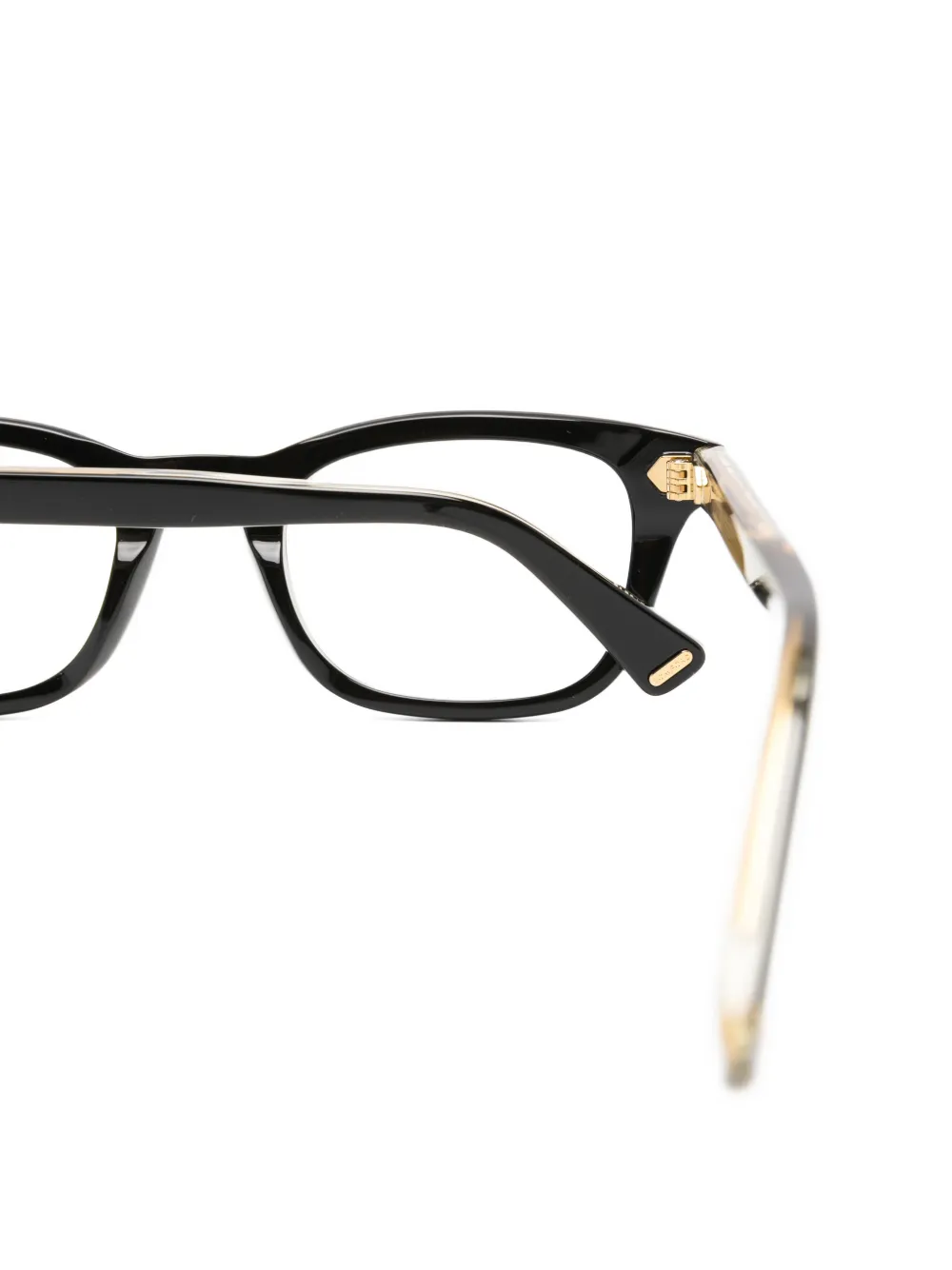 TOM FORD Eyewear Bril met browline montuur Zwart