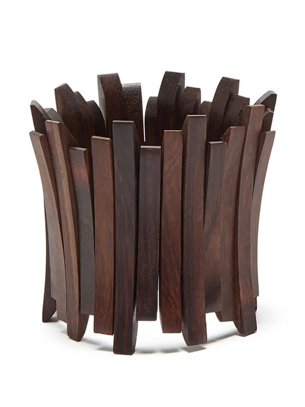 MALIPARMI wooden bracelet - Marrone