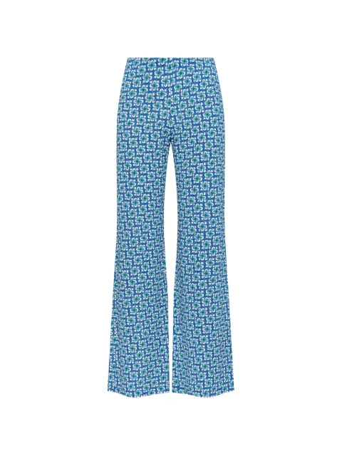 MALIPARMI flared patterned trousers