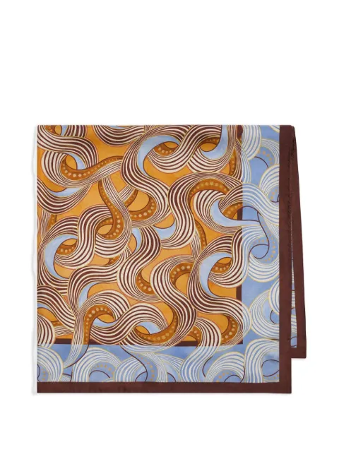 MALIPARMI silk print scarf