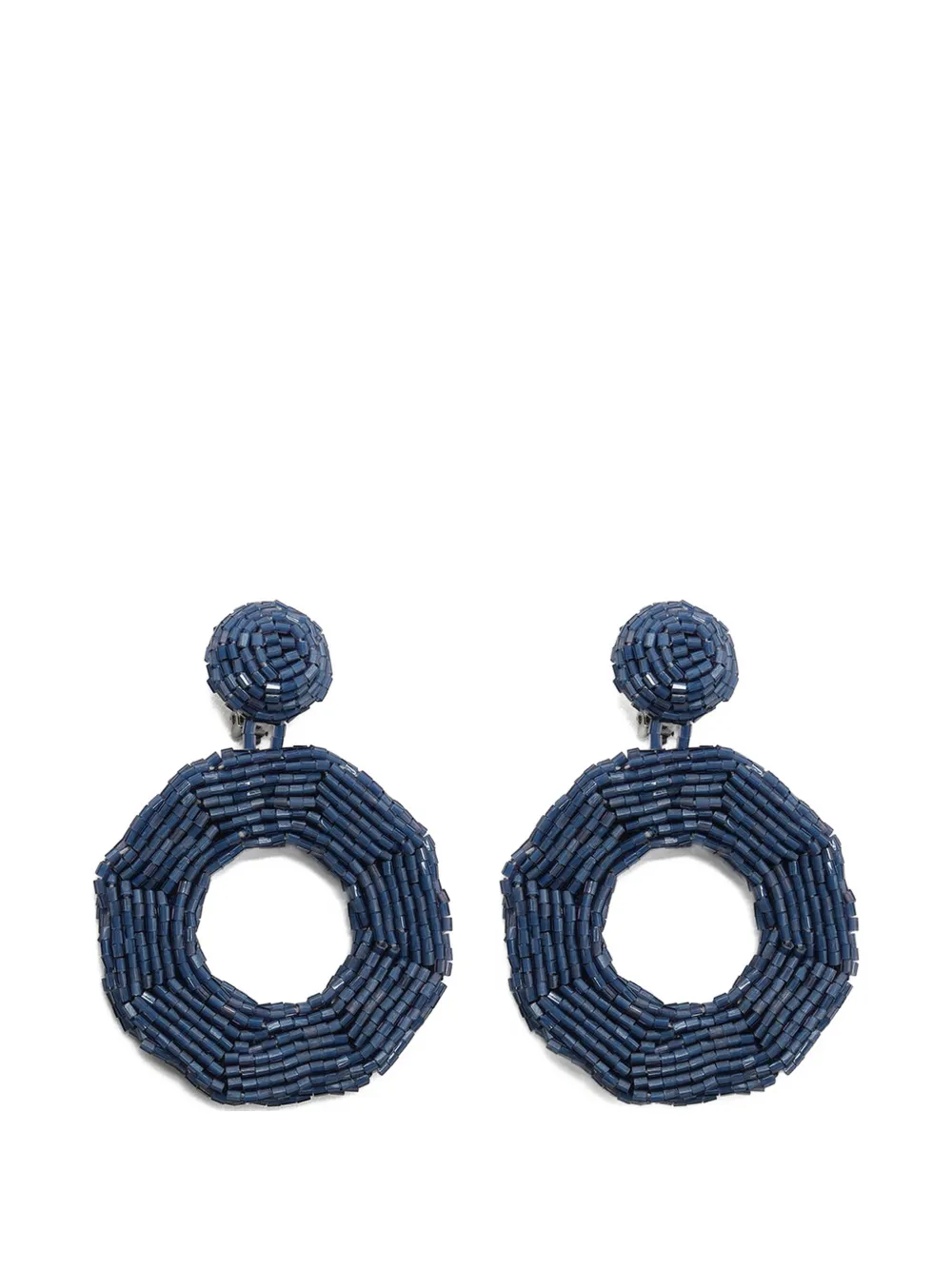 MALIPARMI beaded earrings - Blu