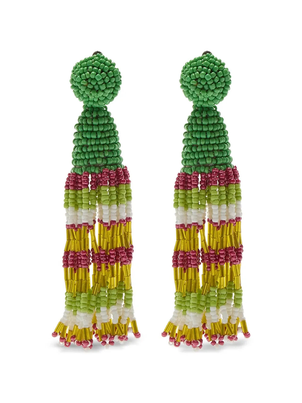 MALIPARMI Garden Beads earrings - Verde