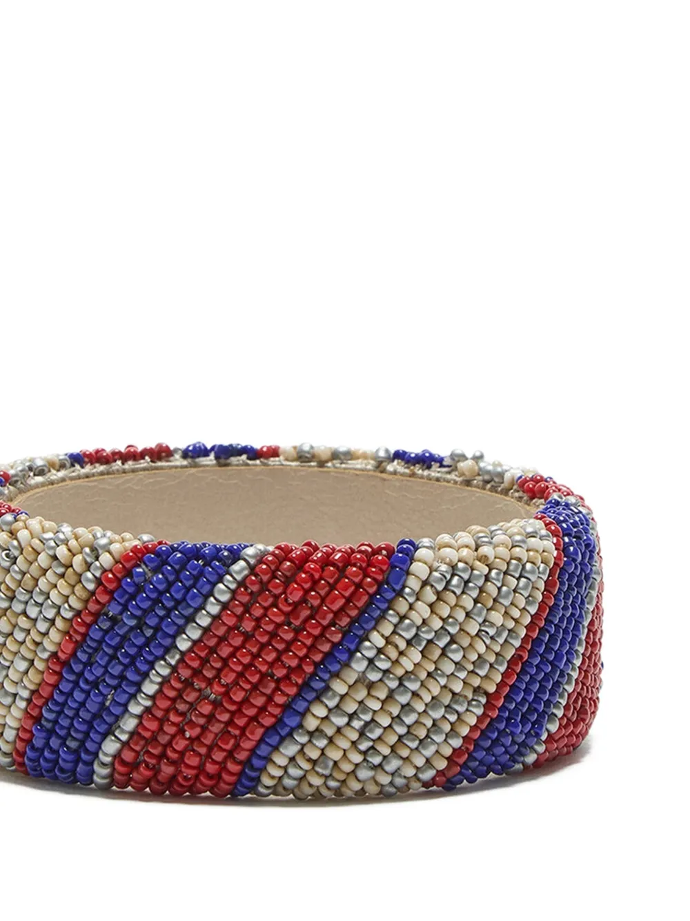  Maliparmi Striped Beaded Bracelet - Red 