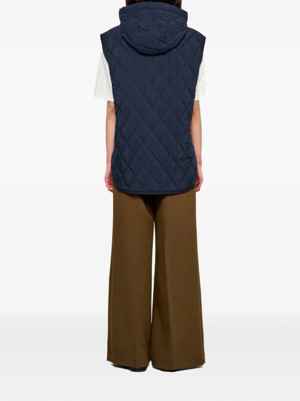  Oof Wear Chaleco Acolchado Con Capucha - Azul 
