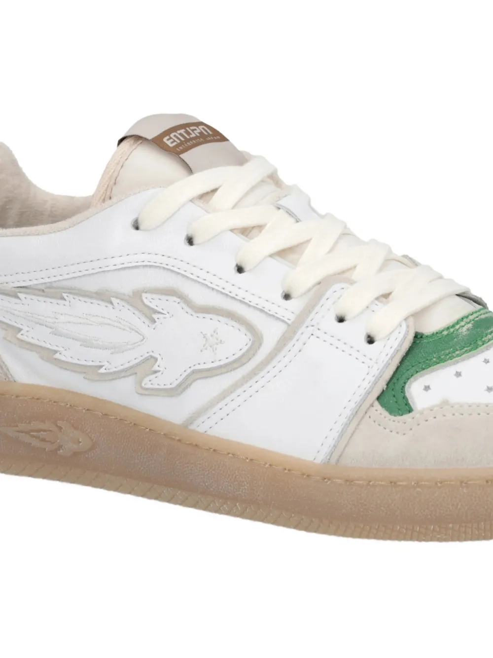 Enterprise Japan Sneakers met patch Wit