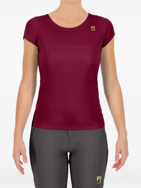 KARPOS playera Loma Evo W detalle el logo