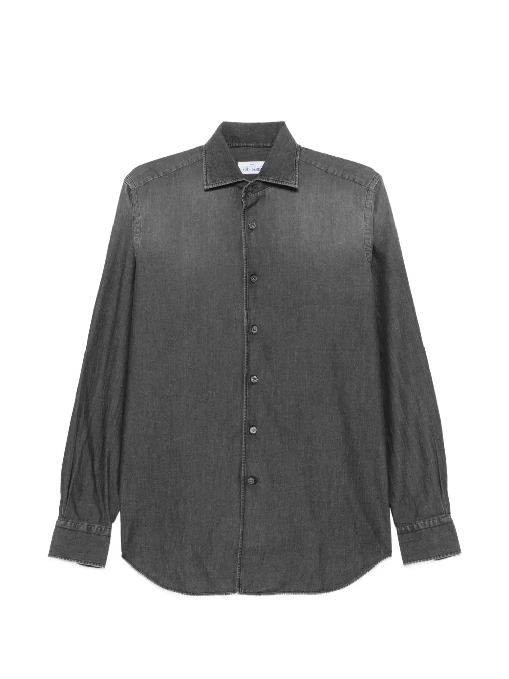 Alessandro Gherardi denim-effect long-sleeve shirt - Grigio