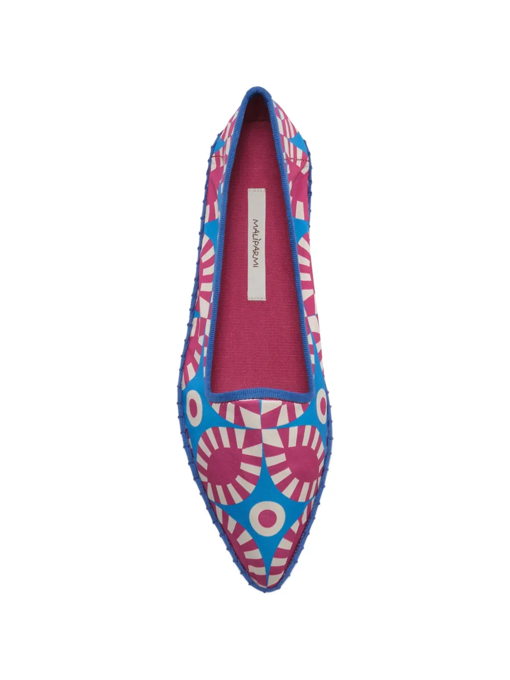 MALIPARMI Ballerina's met print Roze