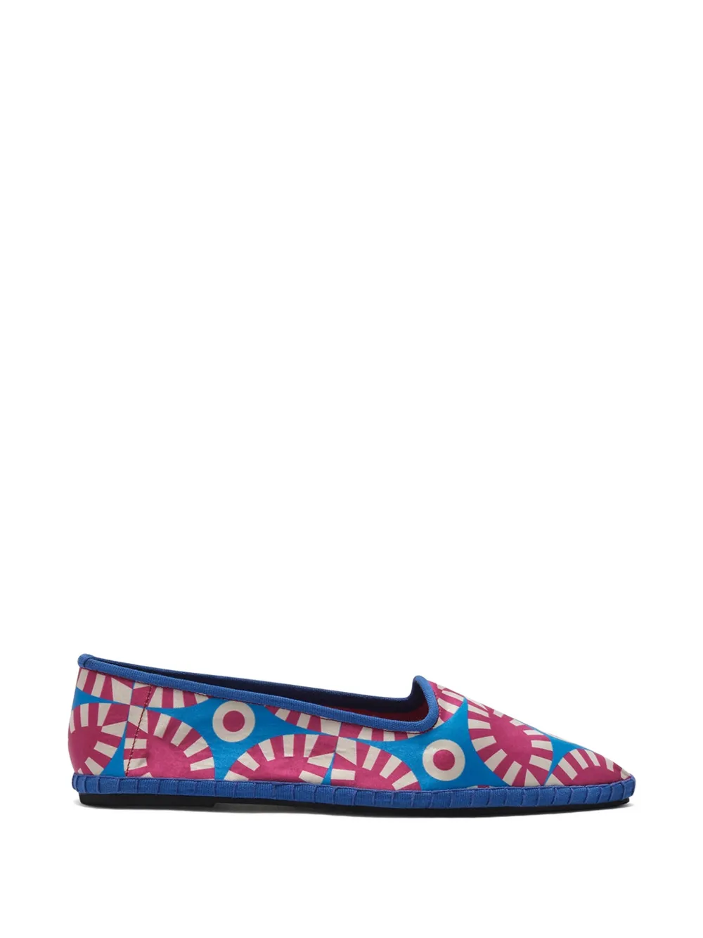 MALIPARMI printed ballet flat - Rosa