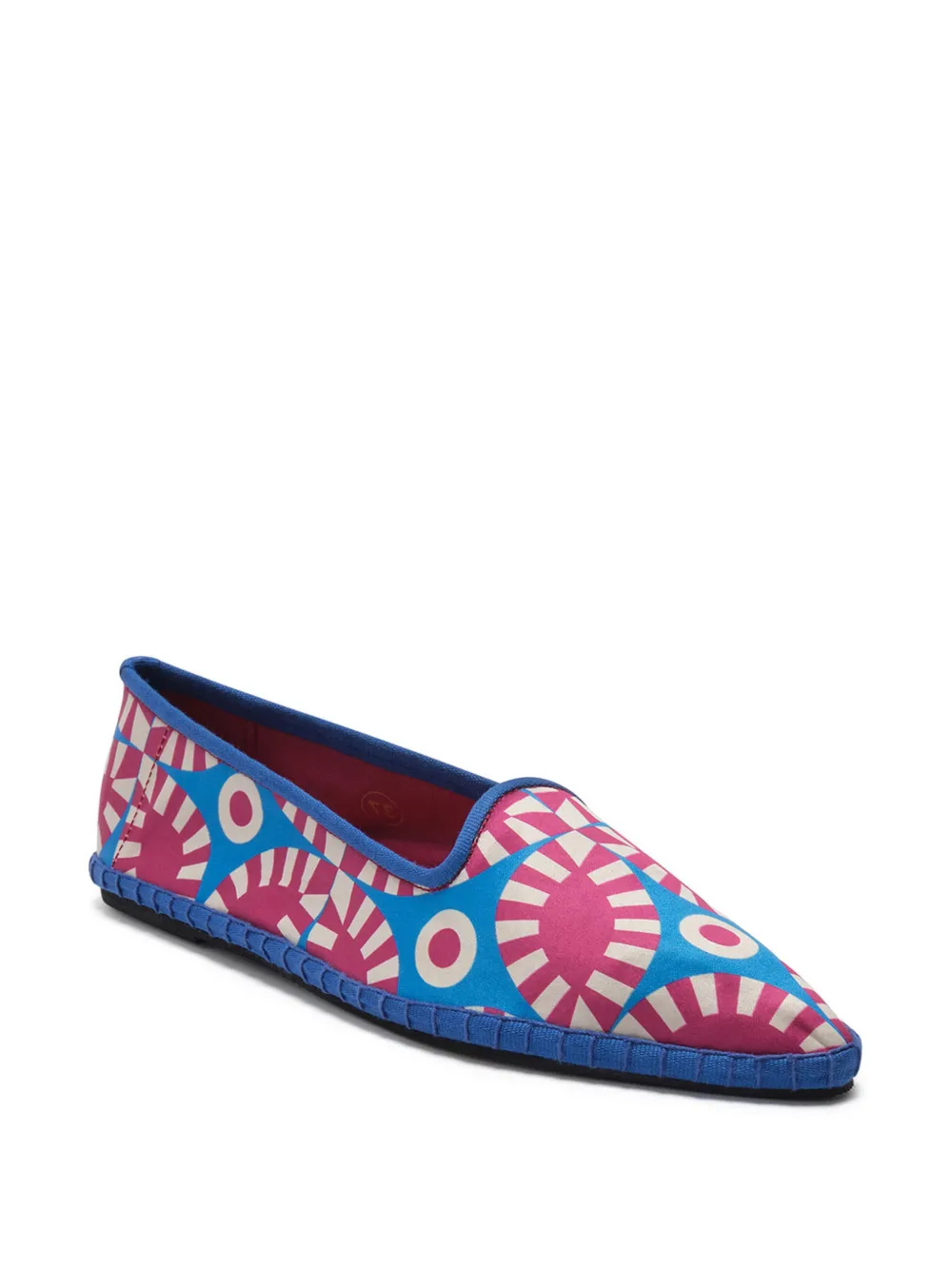 MALIPARMI Ballerina's met print Roze