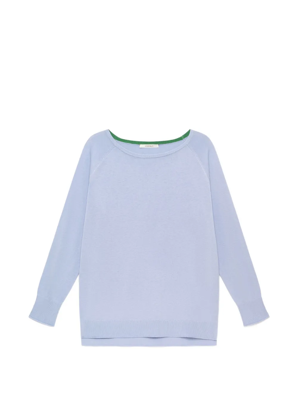 MALIPARMI contrasting trim sweater - Blu