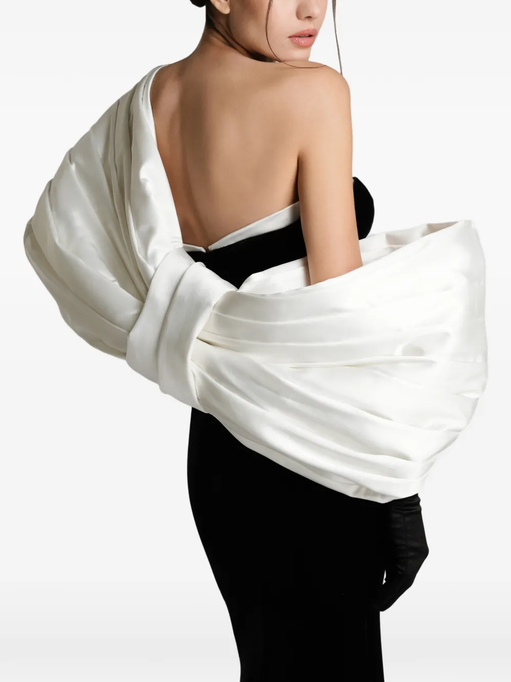  Imroska Strapless Backless Dress - Black 