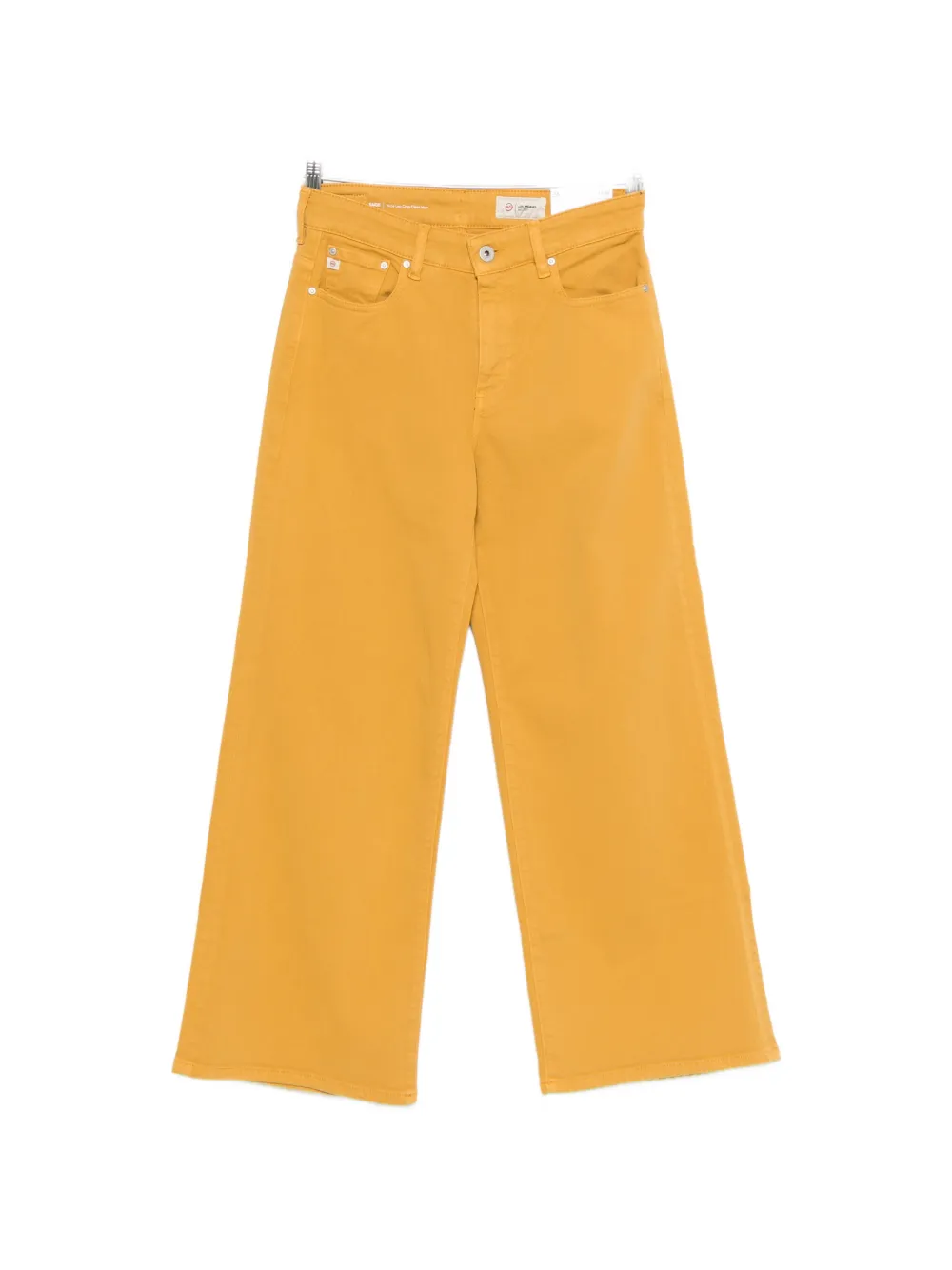 AG Jeans wide leg crop jeans - Giallo