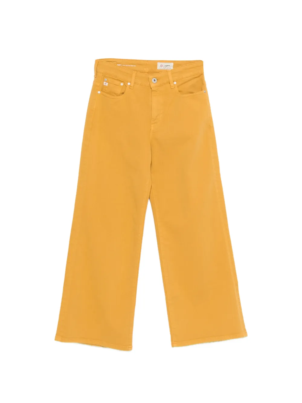 AG Jeans wide leg crop jeans - Giallo