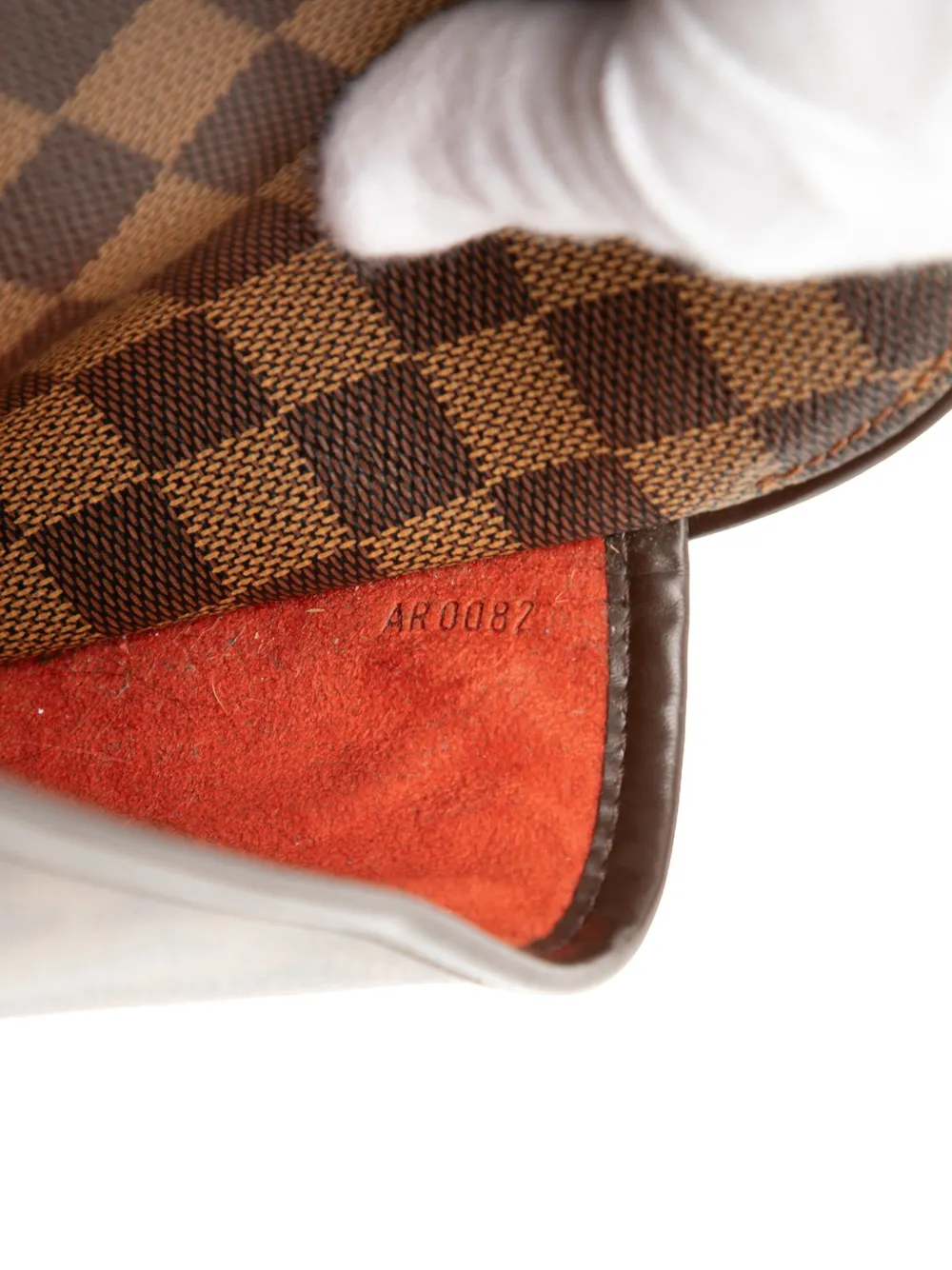 2002 Damier Ebene Sarria Horizontal Handbag