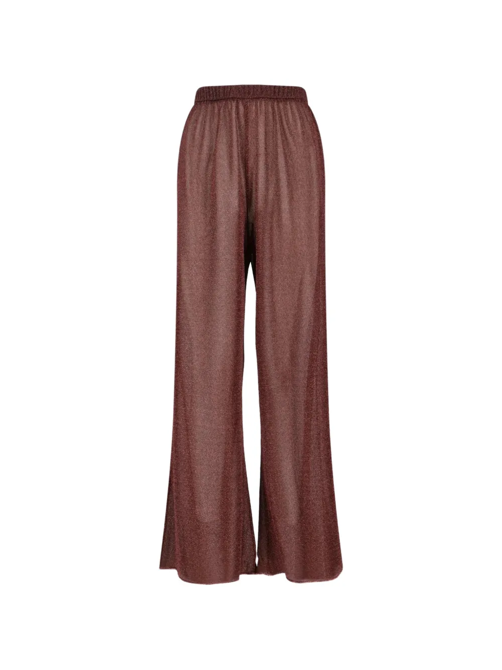 Oséree Lumière elasticated trousers - Marrone