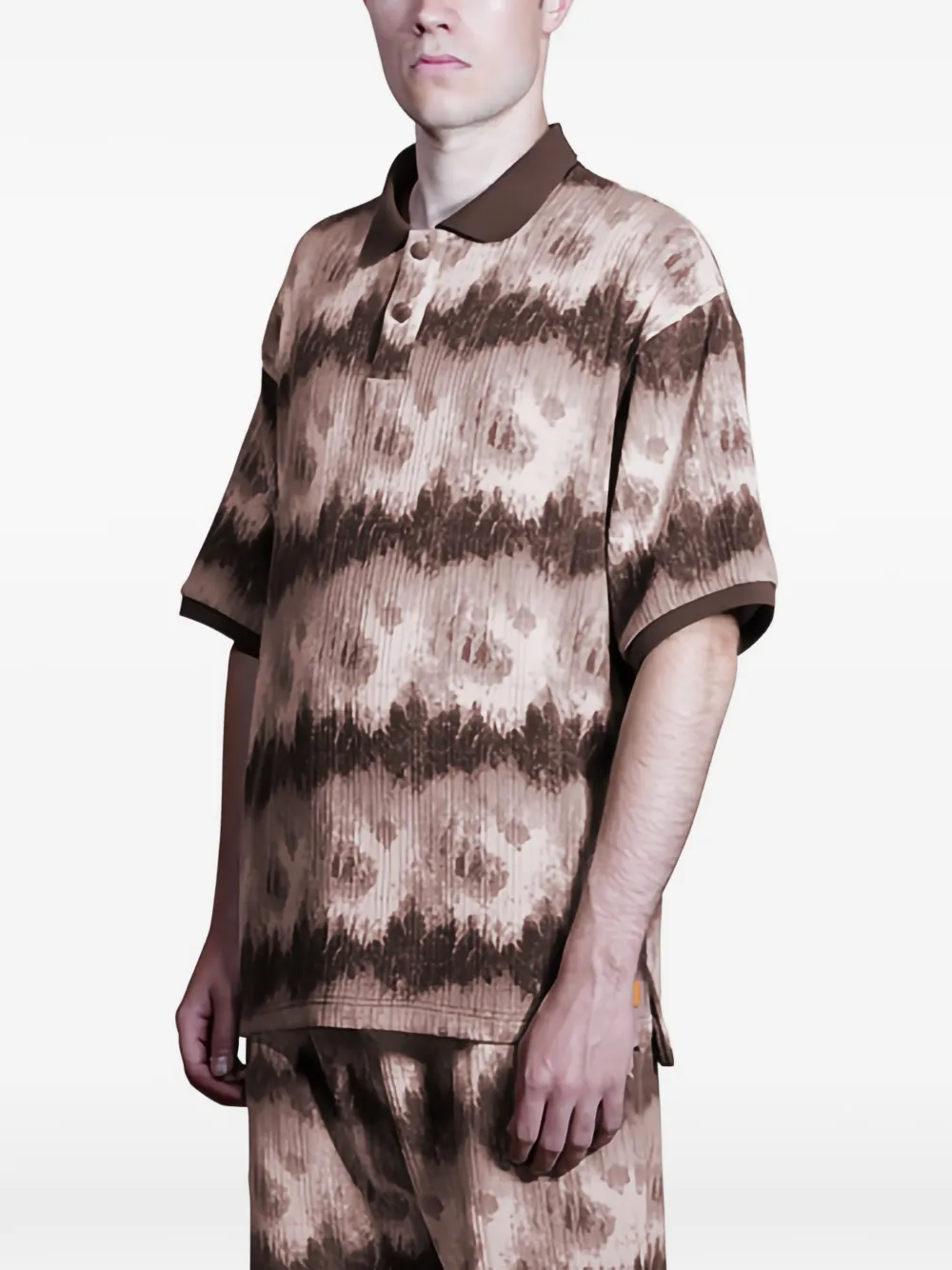  Maison Hideout Cloud Pattern Knit Shorts - Neutrals 
