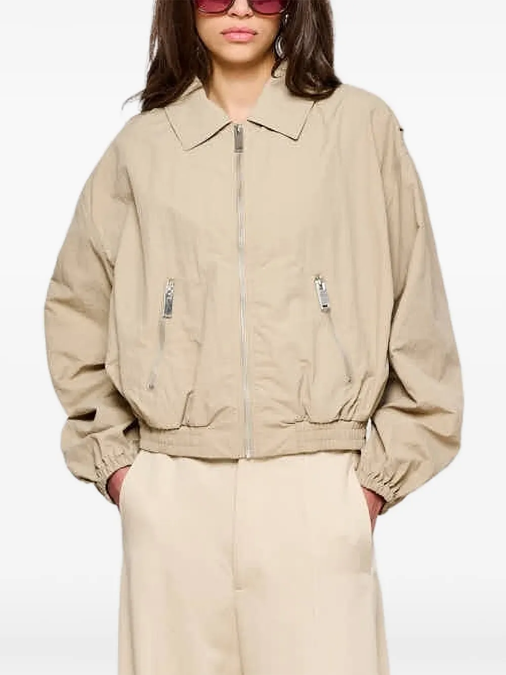 OOF WEAR Brera bomber jacket - Toni neutri