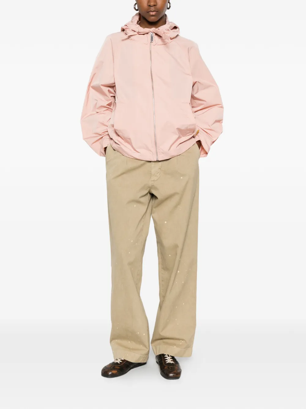 OOF WEAR Hoodie met capuchon en rits Roze