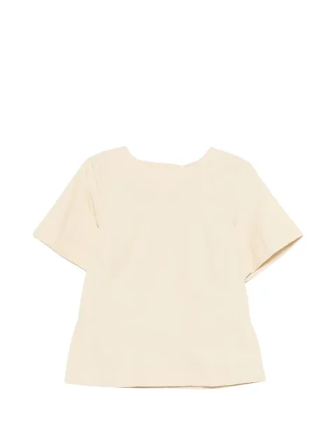 YERSE Carli panelled cotton blouse