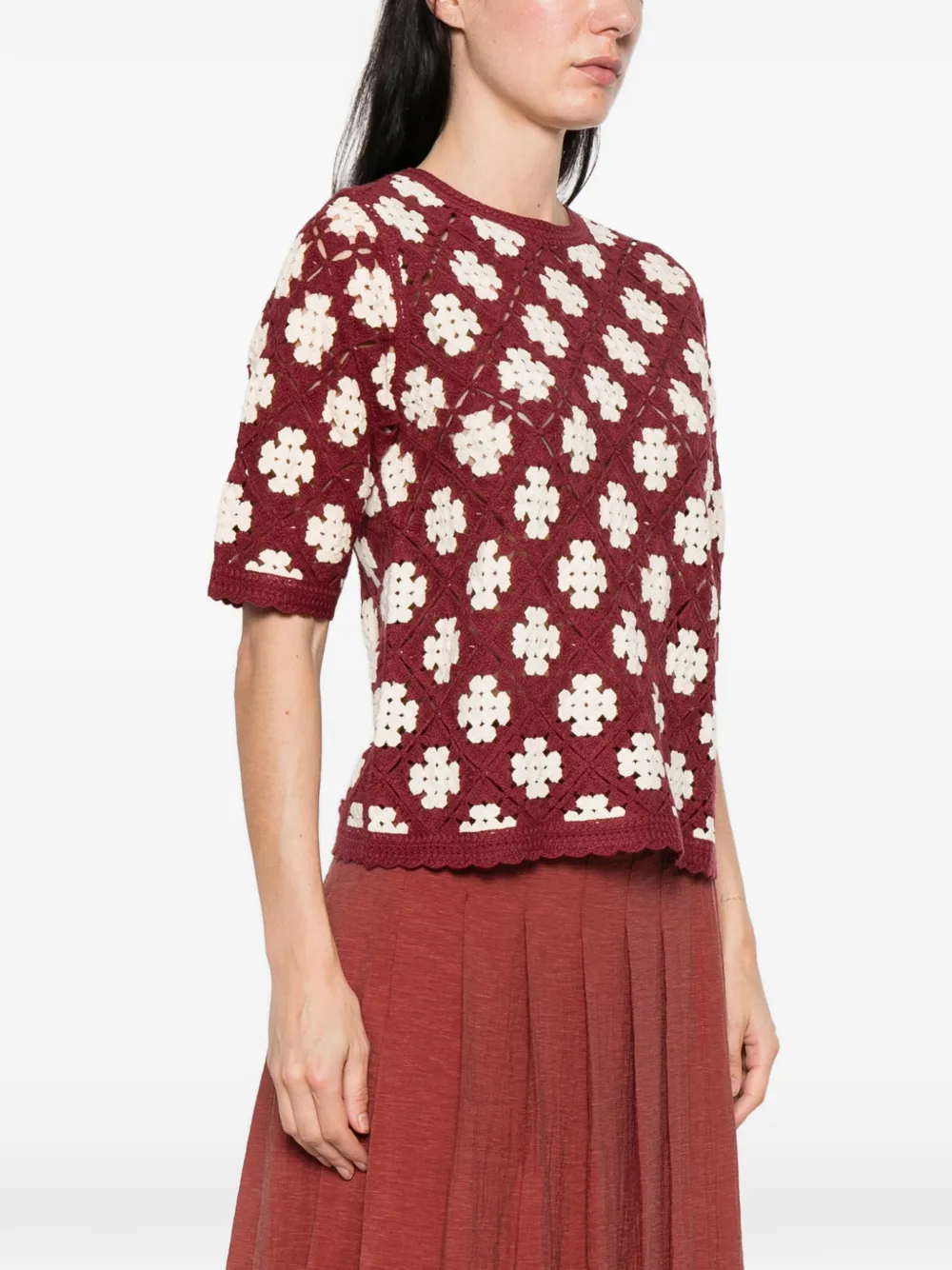  Yerse Floral T-shirt - Red 