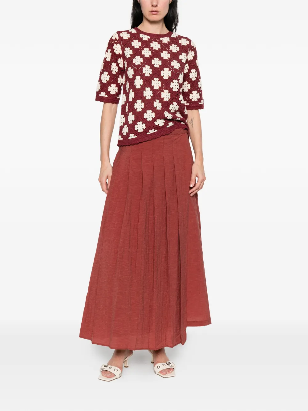  Yerse Floral T-shirt - Red 