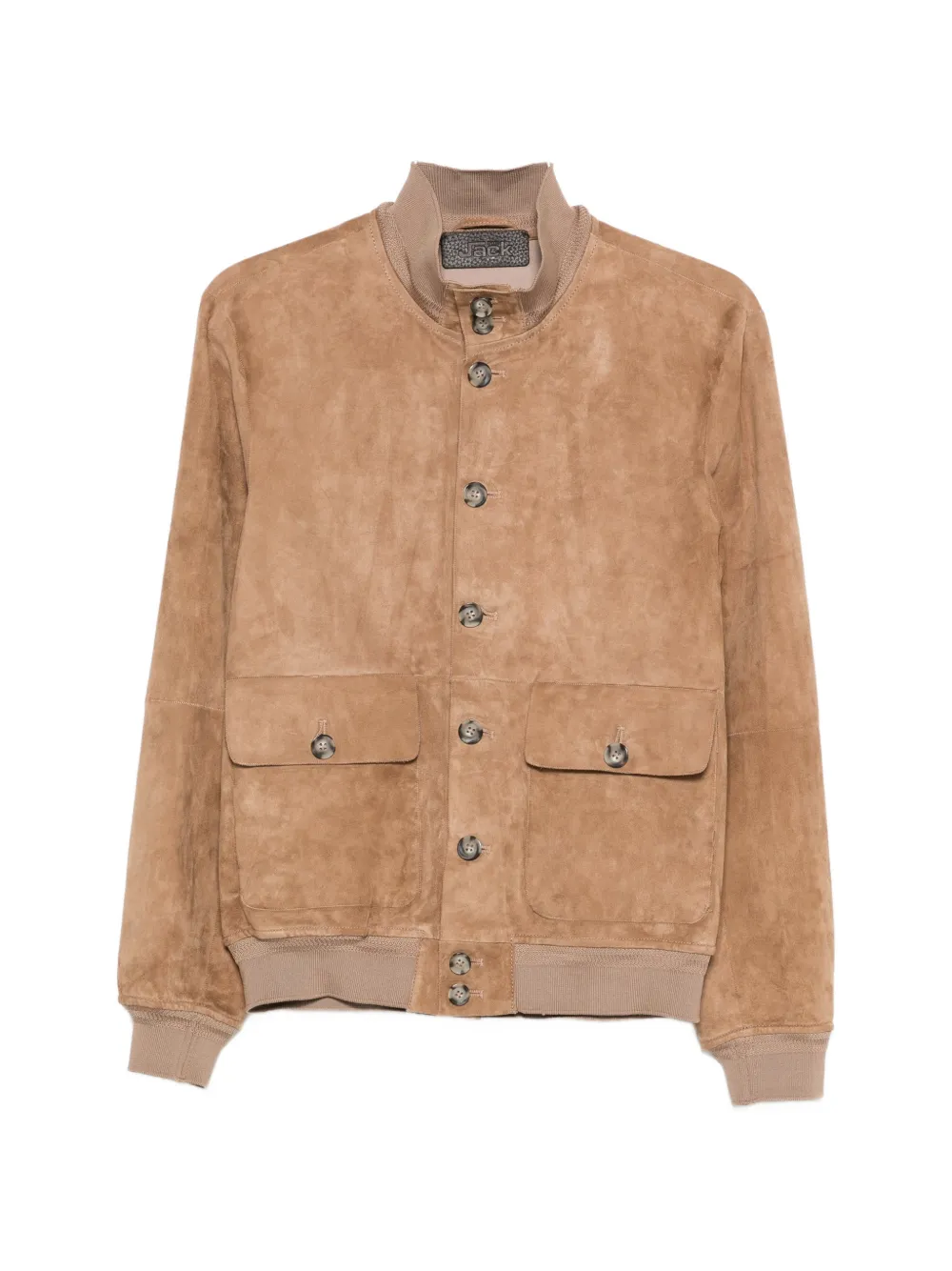 The Jackie Leathers suede bomber jacket - Toni neutri